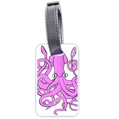 Squid Octopus Animal Luggage Tag (one Side) by Bajindul