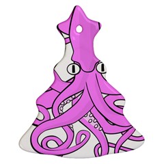 Squid Octopus Animal Ornament (christmas Tree)  by Bajindul