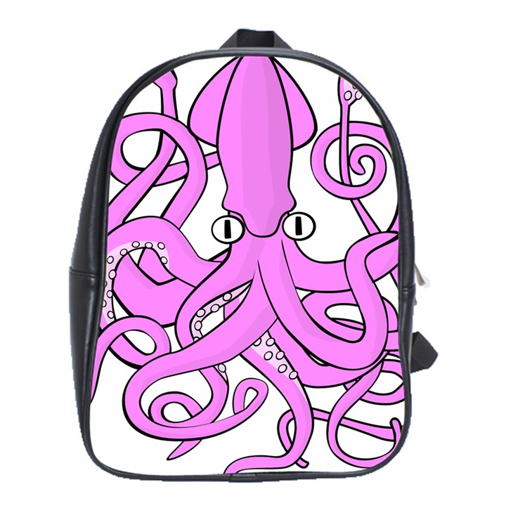 Squid Octopus Animal School Bag (XL)