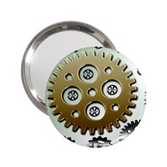 Gear Background Sprocket 2.25  Handbag Mirrors