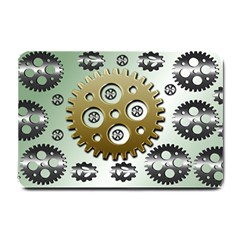 Gear Background Sprocket Small Doormat 