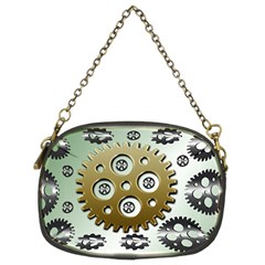 Gear Background Sprocket Chain Purse (two Sides) by HermanTelo