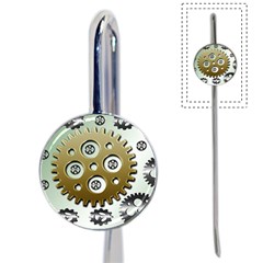 Gear Background Sprocket Book Mark