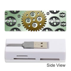 Gear Background Sprocket Memory Card Reader (stick)