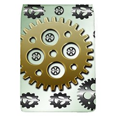 Gear Background Sprocket Removable Flap Cover (l)