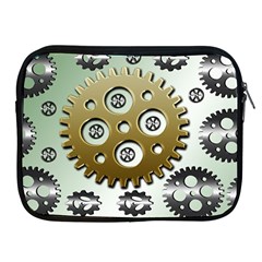 Gear Background Sprocket Apple Ipad 2/3/4 Zipper Cases by HermanTelo