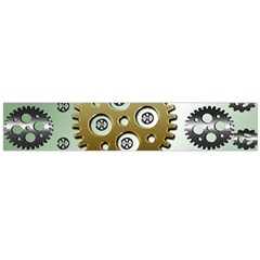 Gear Background Sprocket Large Flano Scarf 