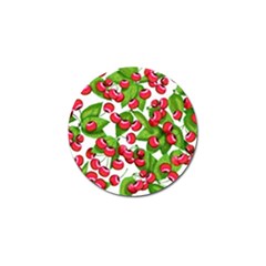 Cherry Leaf Fruit Summer Golf Ball Marker (10 pack)