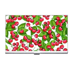 Cherry Leaf Fruit Summer Business Card Holder