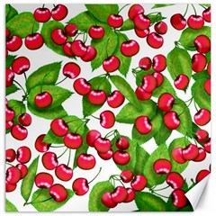 Cherry Leaf Fruit Summer Canvas 20  x 20 