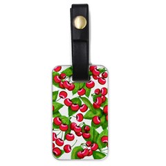 Cherry Leaf Fruit Summer Luggage Tag (one side)