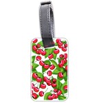 Cherry Leaf Fruit Summer Luggage Tag (two sides) Front