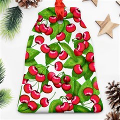 Cherry Leaf Fruit Summer Bell Ornament (Two Sides)