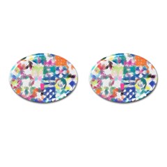 Colorful crayons                              Cufflinks (Oval)