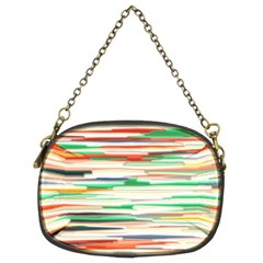 3d Stripes Texture                               Chain Purse (two Sides) by LalyLauraFLM