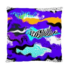 Paint On A Purple Background                               Standard Cushion Case (two Sides) by LalyLauraFLM