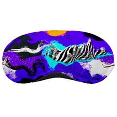 Paint On A Purple Background                                Sleeping Mask by LalyLauraFLM