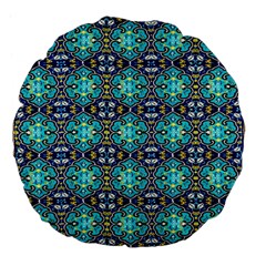 B 3 Large 18  Premium Flano Round Cushions by ArtworkByPatrick