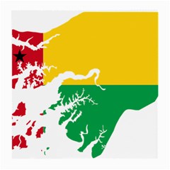 Guinea Bissau Flag Map Geography Medium Glasses Cloth (2 Sides) by Sapixe