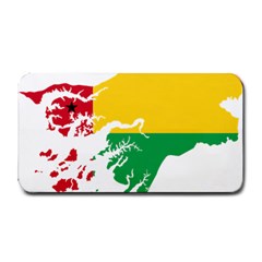 Guinea Bissau Flag Map Geography Medium Bar Mats by Sapixe