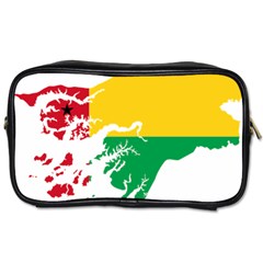 Guinea Bissau Flag Map Geography Toiletries Bag (one Side) by Sapixe