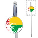 Guinea Bissau Flag Map Geography Book Mark Front