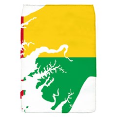 Guinea Bissau Flag Map Geography Removable Flap Cover (s) by Sapixe