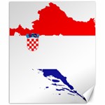 Croatia Country Europe Flag Canvas 20  x 24  19.57 x23.15  Canvas - 1