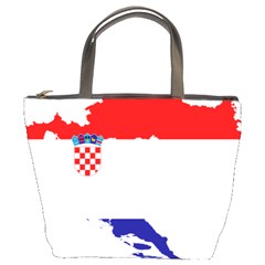 Croatia Country Europe Flag Bucket Bag by Sapixe