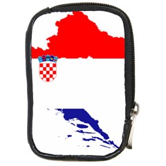 Croatia Country Europe Flag Compact Camera Leather Case by Sapixe