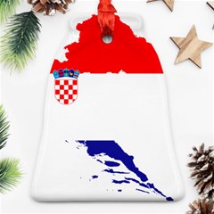 Croatia Country Europe Flag Bell Ornament (two Sides) by Sapixe