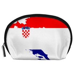 Croatia Country Europe Flag Accessory Pouch (large) by Sapixe