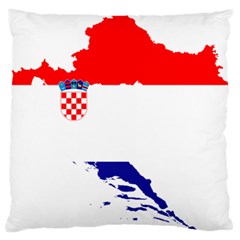 Croatia Country Europe Flag Standard Flano Cushion Case (one Side) by Sapixe