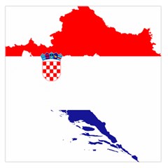 Croatia Country Europe Flag Large Satin Scarf (square) by Sapixe