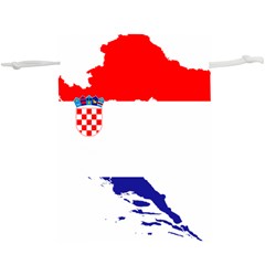 Croatia Country Europe Flag  Lightweight Drawstring Pouch (xl) by Sapixe