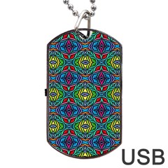 B 5 Dog Tag Usb Flash (two Sides) by ArtworkByPatrick