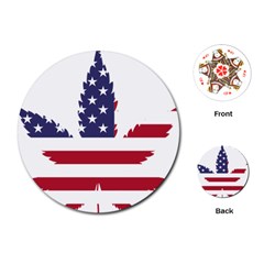 Marijuana Drugs Cannabis Drug Hemp Playing Cards Single Design (round) by Sapixe