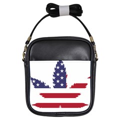 Marijuana Drugs Cannabis Drug Hemp Girls Sling Bag by Sapixe