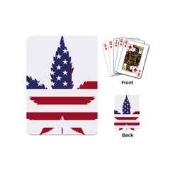 Marijuana Drugs Cannabis Drug Hemp Playing Cards Single Design (mini) by Sapixe