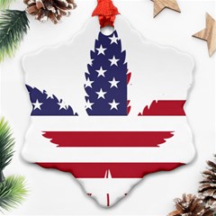 Marijuana Drugs Cannabis Drug Hemp Ornament (snowflake) by Sapixe