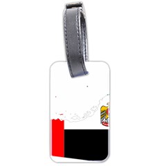 Borders Country Flag Geography Map Luggage Tag (two Sides) by Sapixe