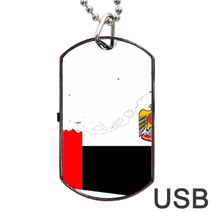 Borders Country Flag Geography Map Dog Tag USB Flash (Two Sides)