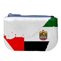 Borders Country Flag Geography Map Large Coin Purse by Sapixe