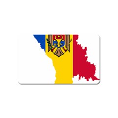 Moldova Country Europe Flag Magnet (name Card) by Sapixe