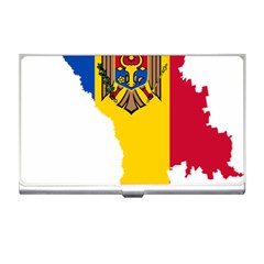 Moldova Country Europe Flag Business Card Holder by Sapixe