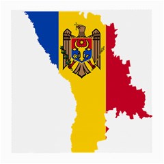 Moldova Country Europe Flag Medium Glasses Cloth (2 Sides) by Sapixe