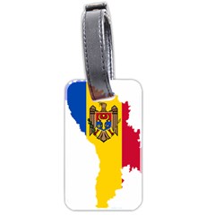 Moldova Country Europe Flag Luggage Tag (two Sides) by Sapixe