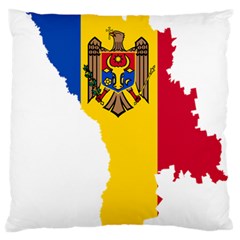 Moldova Country Europe Flag Standard Flano Cushion Case (two Sides)