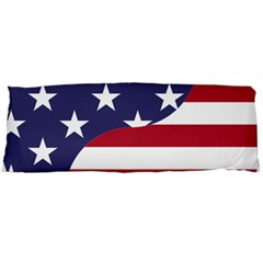 Yang Yin America Flag Abstract Body Pillow Case (dakimakura) by Sapixe