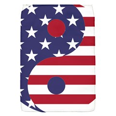 Yang Yin America Flag Abstract Removable Flap Cover (s) by Sapixe